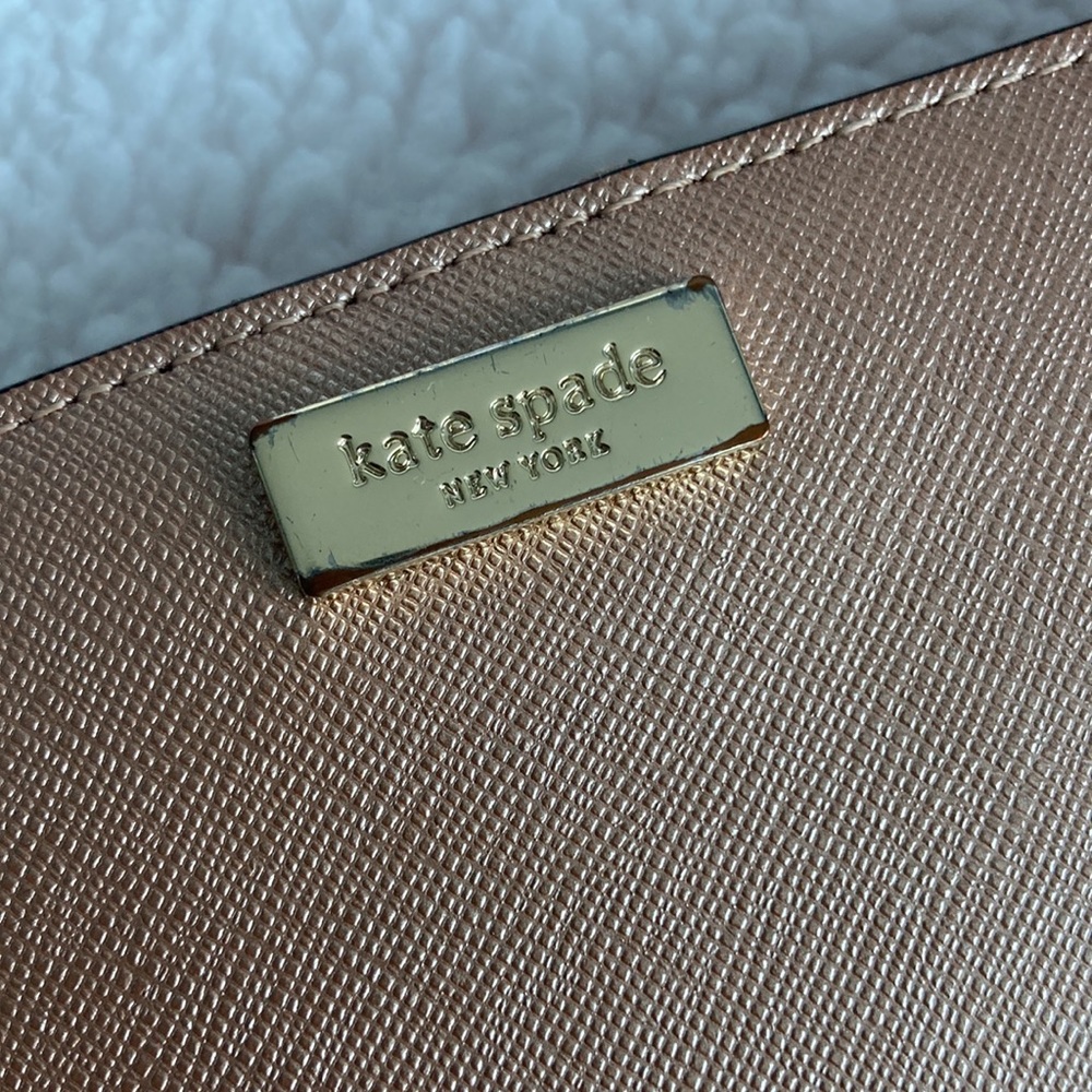 Kate Spade Gold Wallet - Picture 2 of 12